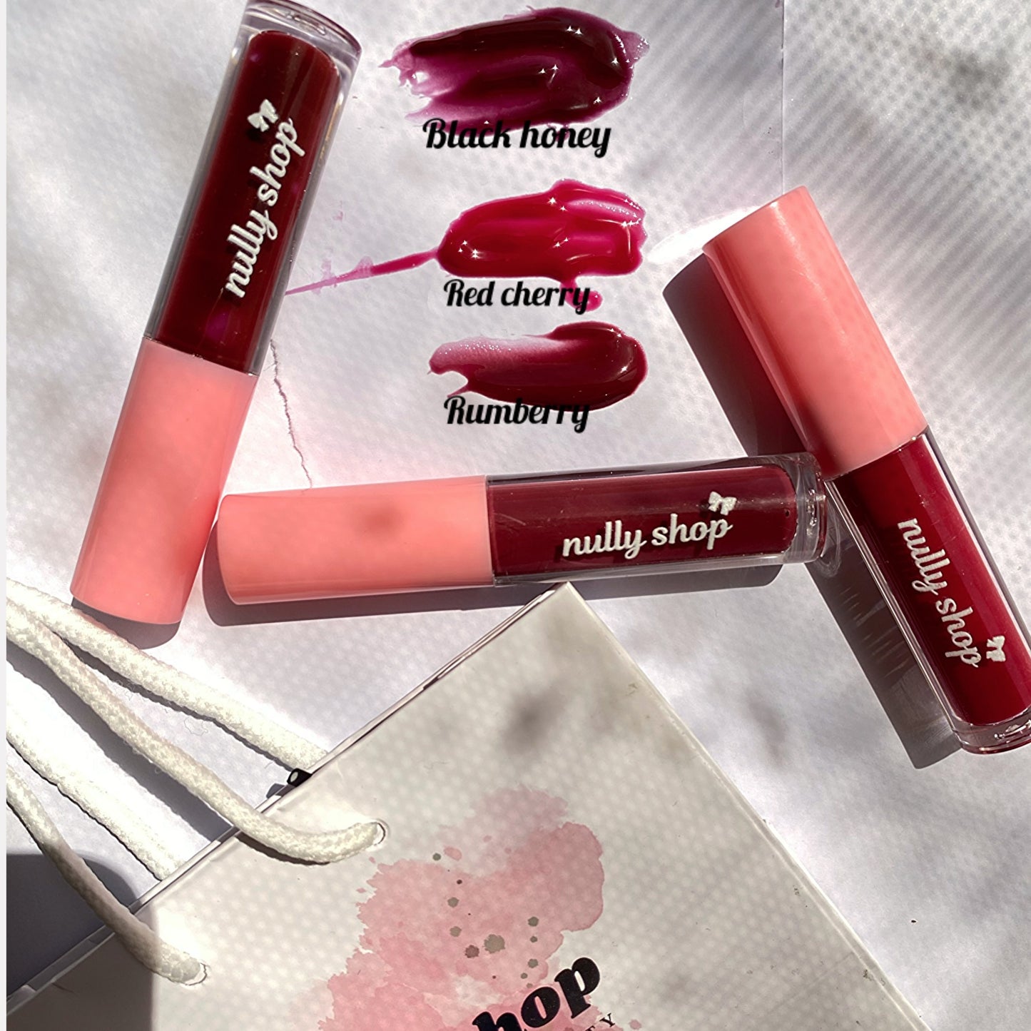 red cherry lipgloss