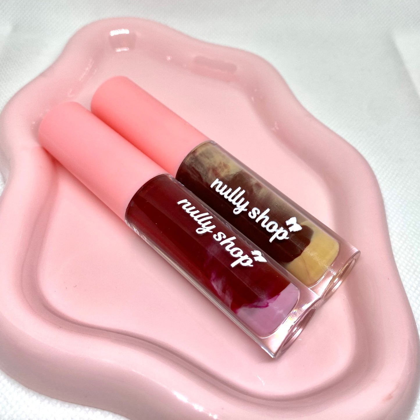 pink wine tinted lipgloss